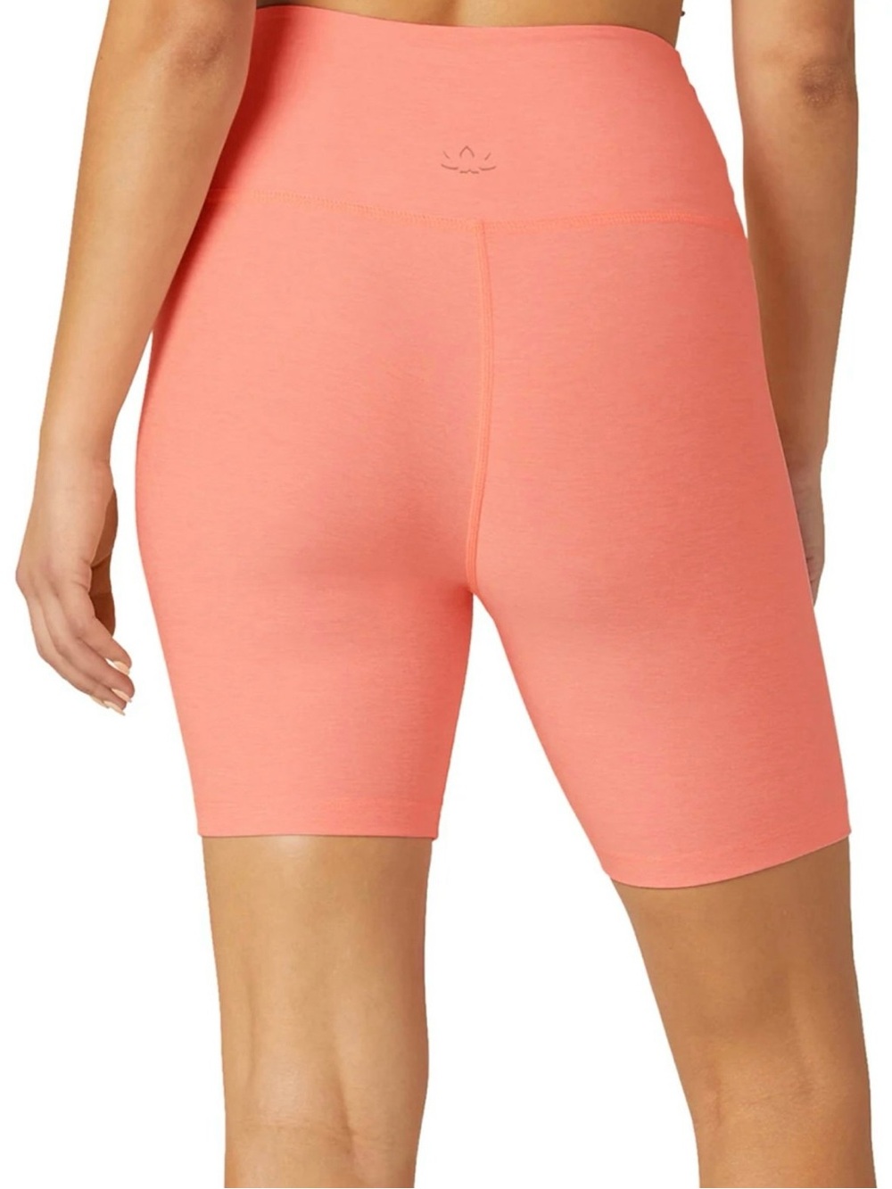 Beyond Yoga High-Waist Coral Bike Shorts